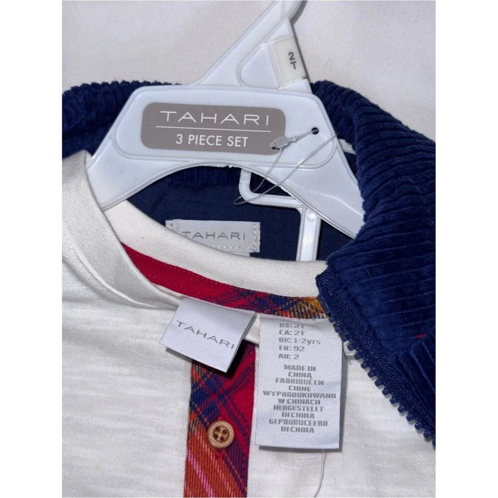 Tahari plaid zip
